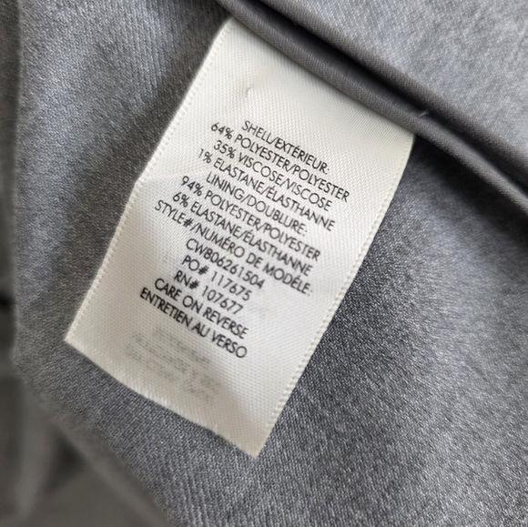 Alice + Olivia Gray Button Up Shirt Dress Size L - Picture 7 of 8